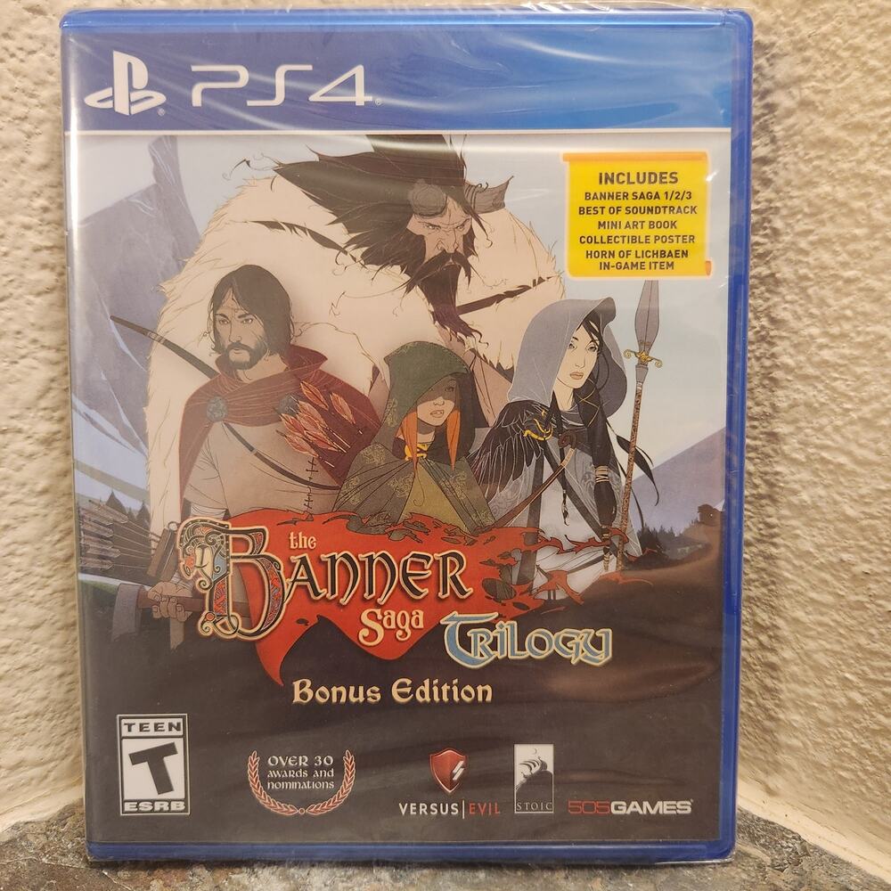 Game - The Banner Saga Trilogy: Bonus Edition (NEW) - PS4